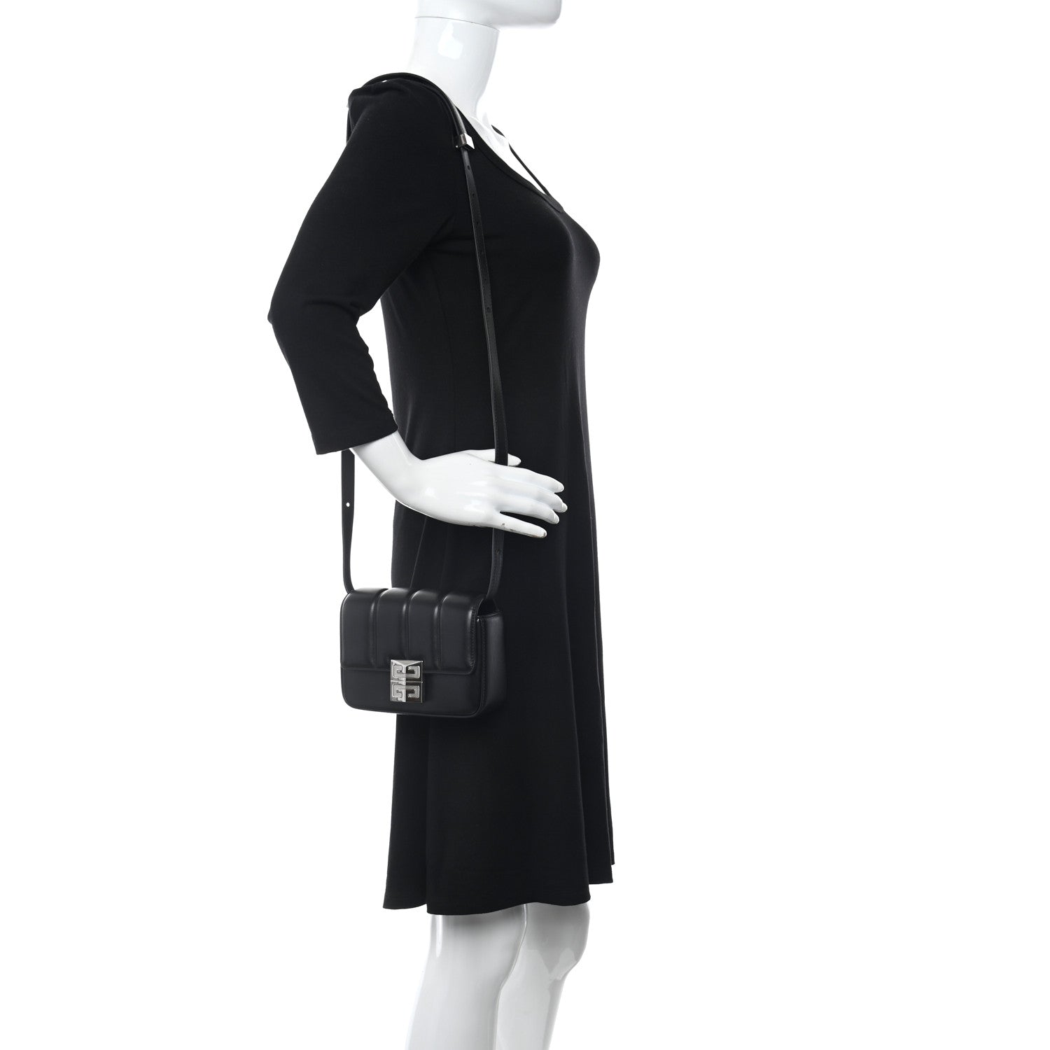 Givenchy Lambskin 4G Small Padded Crossbody Bag Black 2 of 10