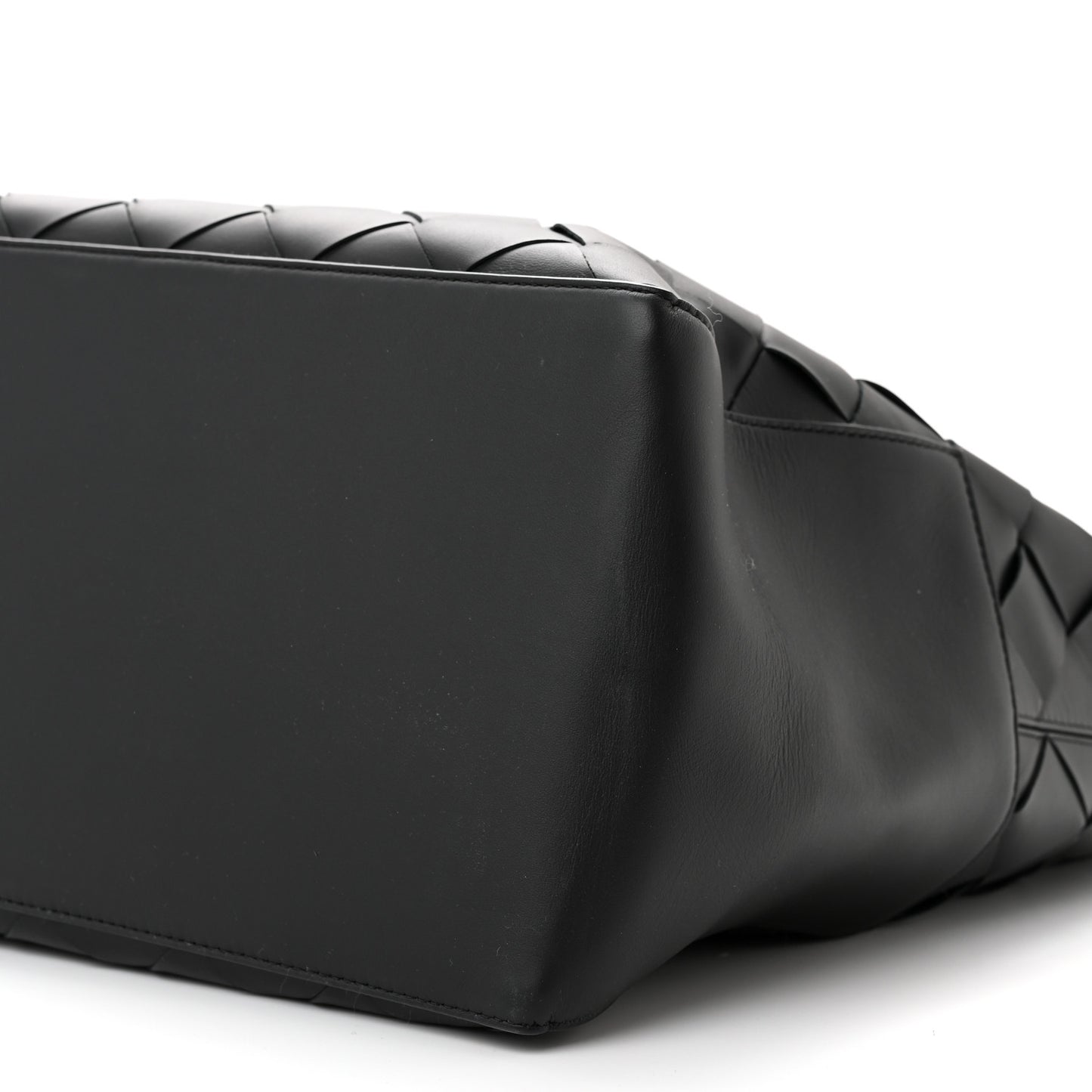 Nappa Intrecciato Shopping Tote Black