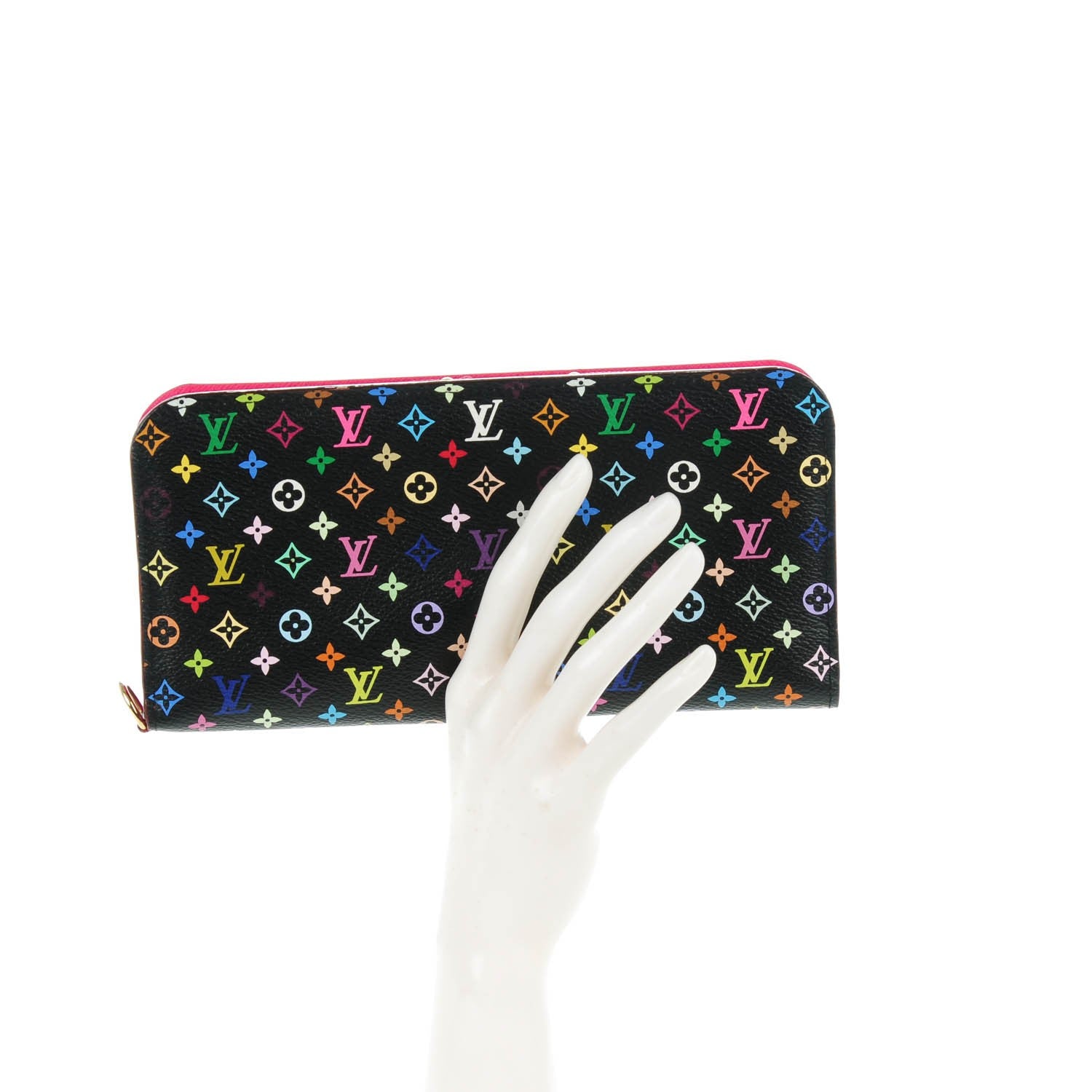 Louis Vuitton Monogram Multicolor Insolite Wallet Black Grenade 2 of 7