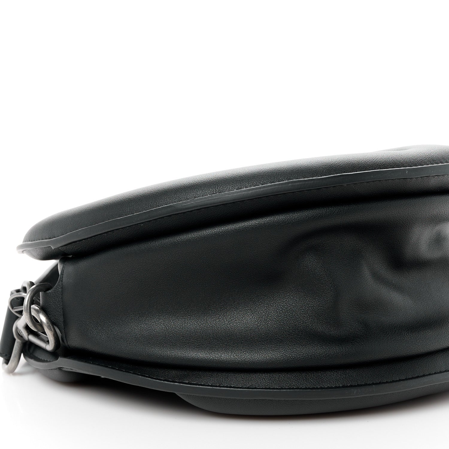 Telfar Vegan Leather Round Circle Bag Black 9 of 10