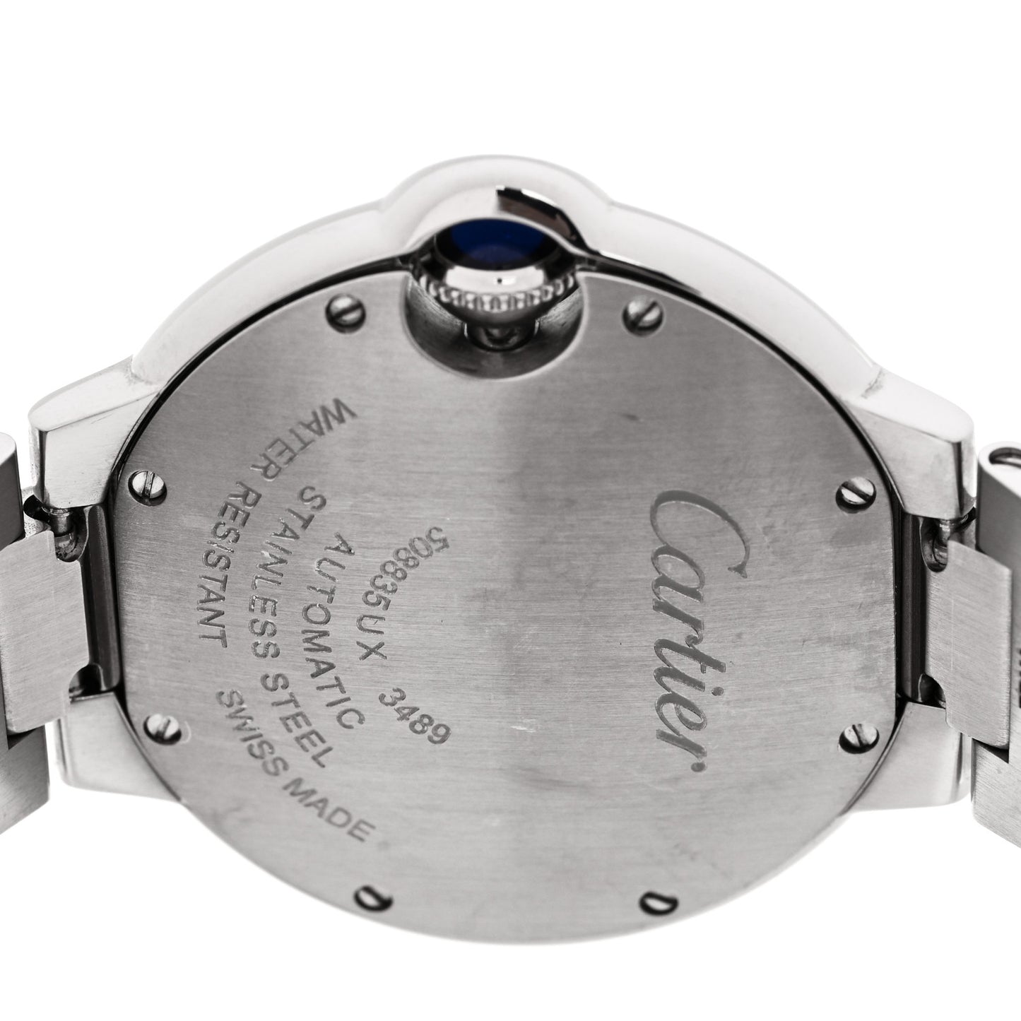 Stainless Steel 33mm Ballon Bleu De Cartier Automatic Watch