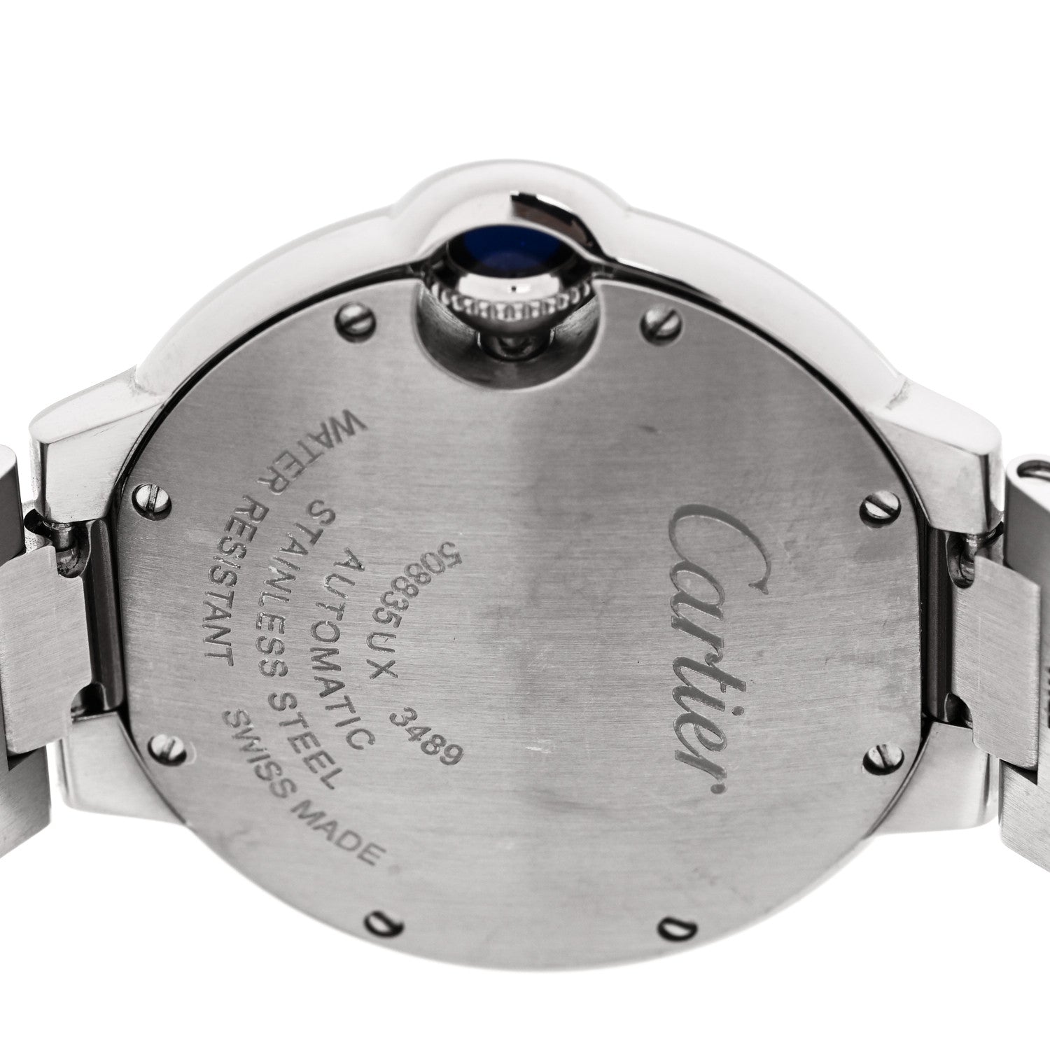 Cartier Stainless Steel 33mm Ballon Bleu De Cartier Automatic Watch 4 of 5