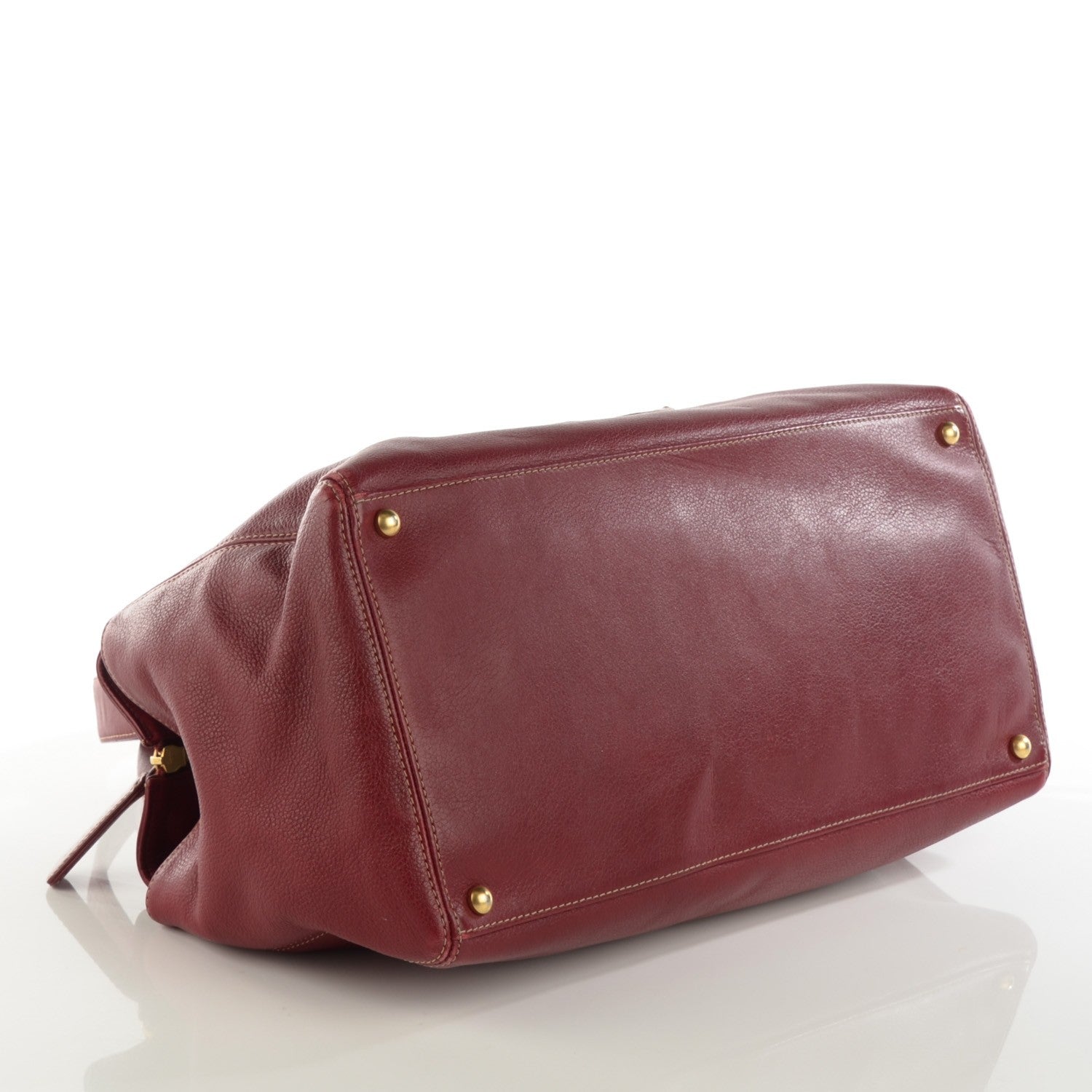 Chanel Calfskin CC Shoulder Bag Red 4 of 7