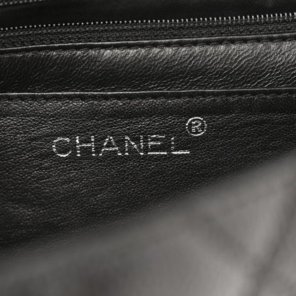 Chanel Caviar Quilted Jumbo Kelly Flap Black 6 of 15