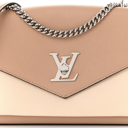 Louis Vuitton Soft Calfskin My Lockme Chain Bag BB Quartz 8 of 10