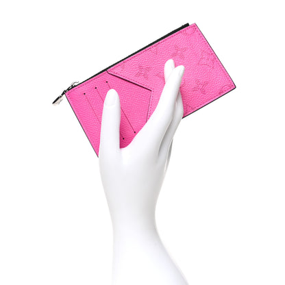 Louis Vuitton Taigarama Coin Card Holder Fuchsia 2 of 6