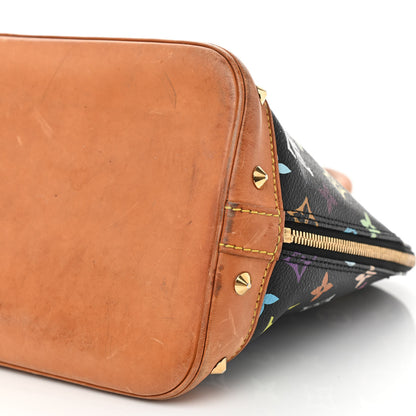 Louis Vuitton Monogram Multicolor Alma Black 9 of 10