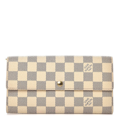 Louis Vuitton Damier Azur Sarah Wallet 1 of 9