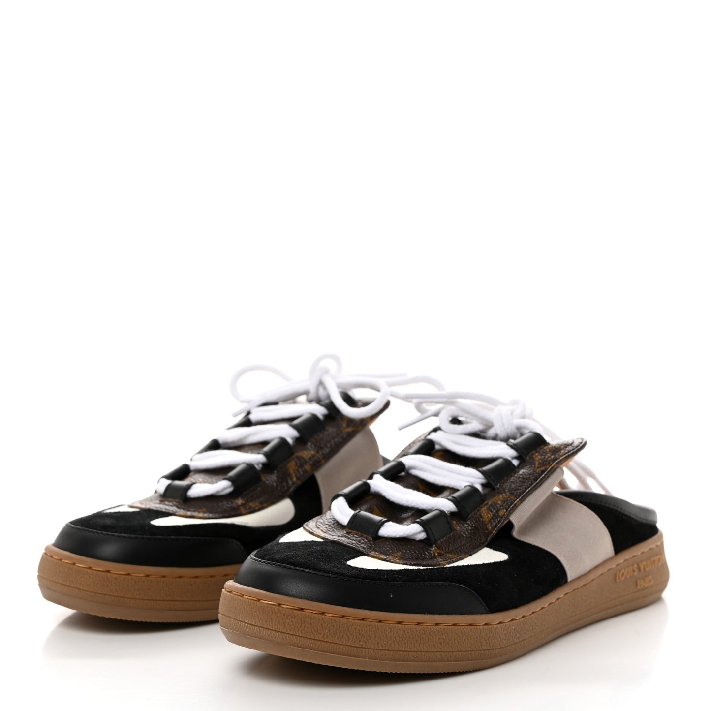 Lous Open Back Sneaker 38 Black