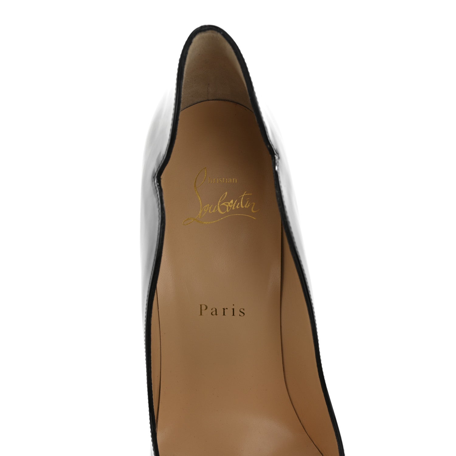 Christian Louboutin Patent Hot Chick 100 Pumps 39.5 Black 7 of 8