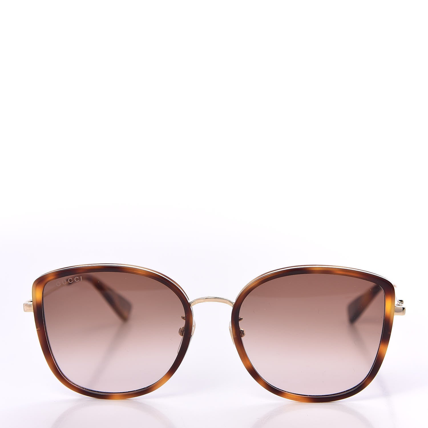 Gucci Cat Eye Sunglasses GG0606SK Havana 2 of 8