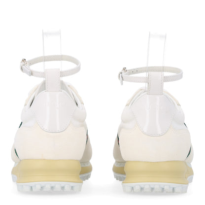 Gucci GG Suede Monogram Web Re-Motion Sneakers 36.5 White 6 of 11