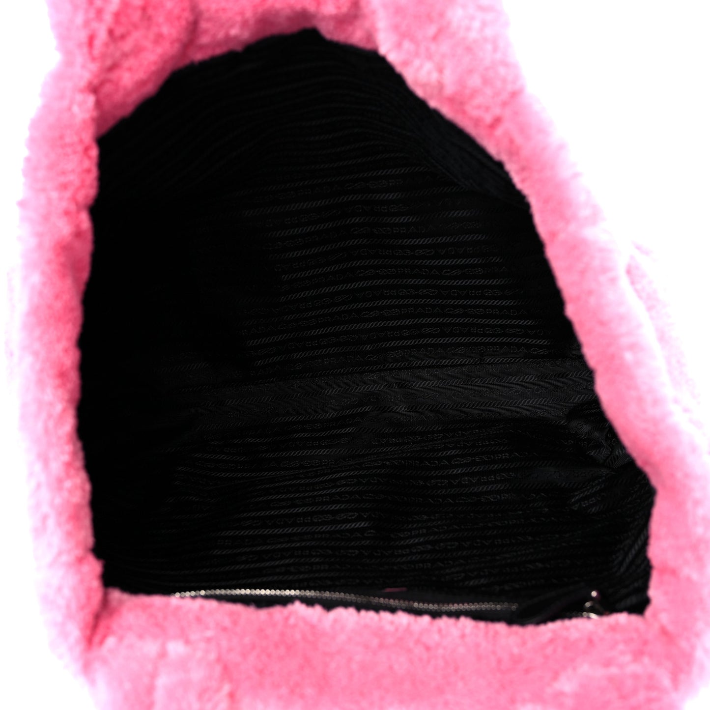 Terry Cloth Tote Bag Petalo Black