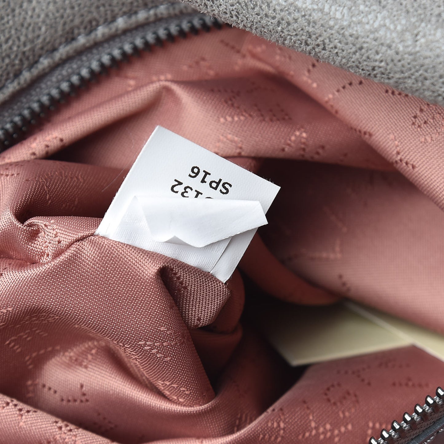 Shaggy Deer Small Falabella Tote Light Grey