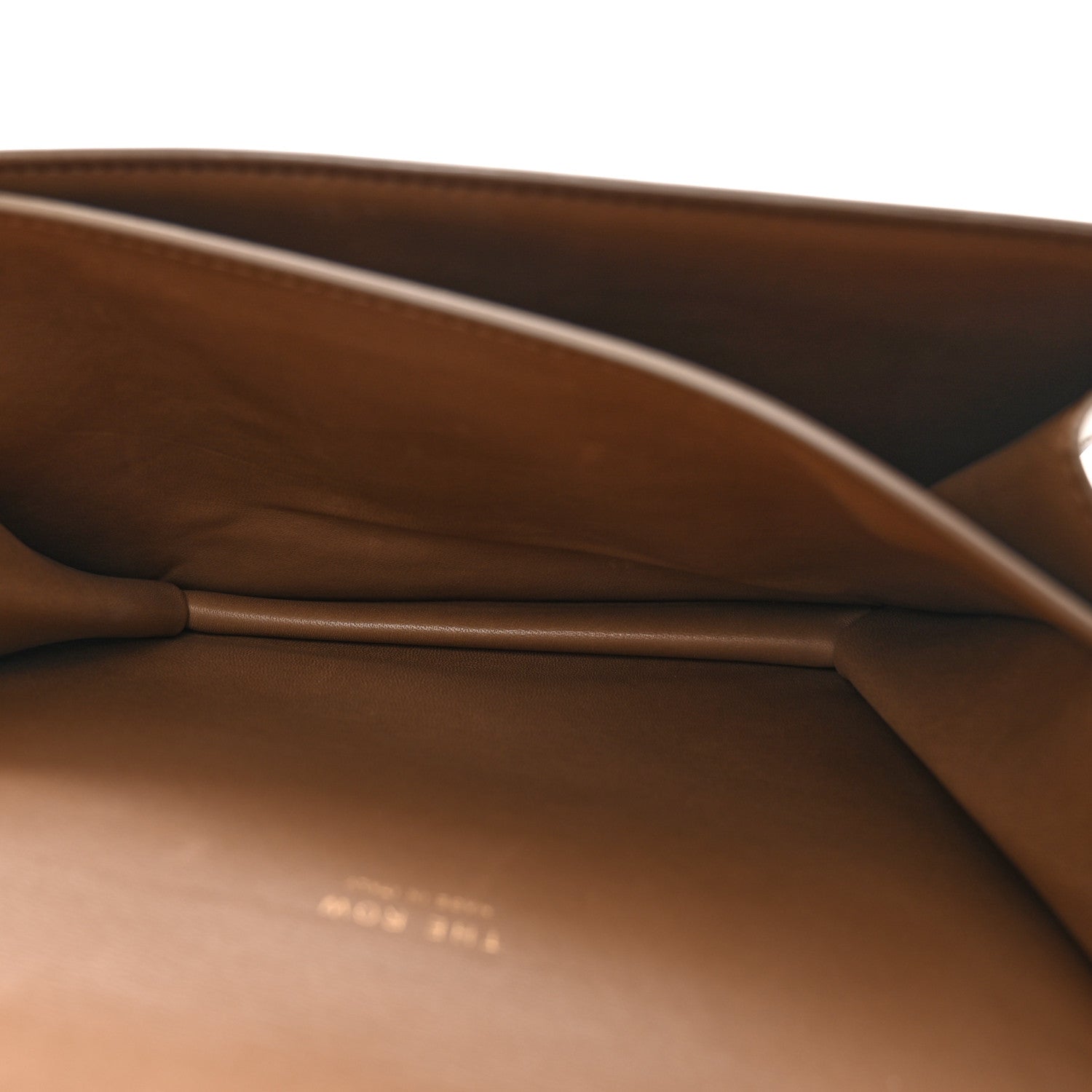 The Row Calfskin Large Julien Shoulder Bag Dark Taupe 5 of 12