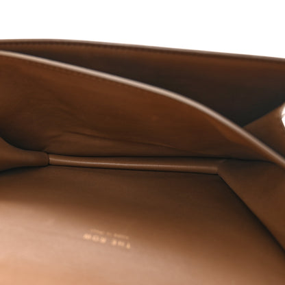 The Row Calfskin Large Julien Shoulder Bag Dark Taupe 5 of 12