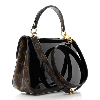 Louis Vuitton Patent Calfskin Monogram Cherrywood PM Black 3 of 10