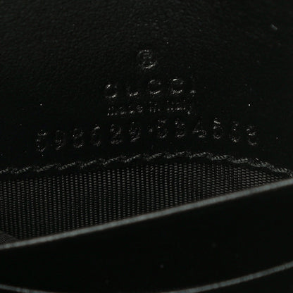 Gucci Calfskin Matelasse GG Marmont Medium Wallet Black 6 of 9