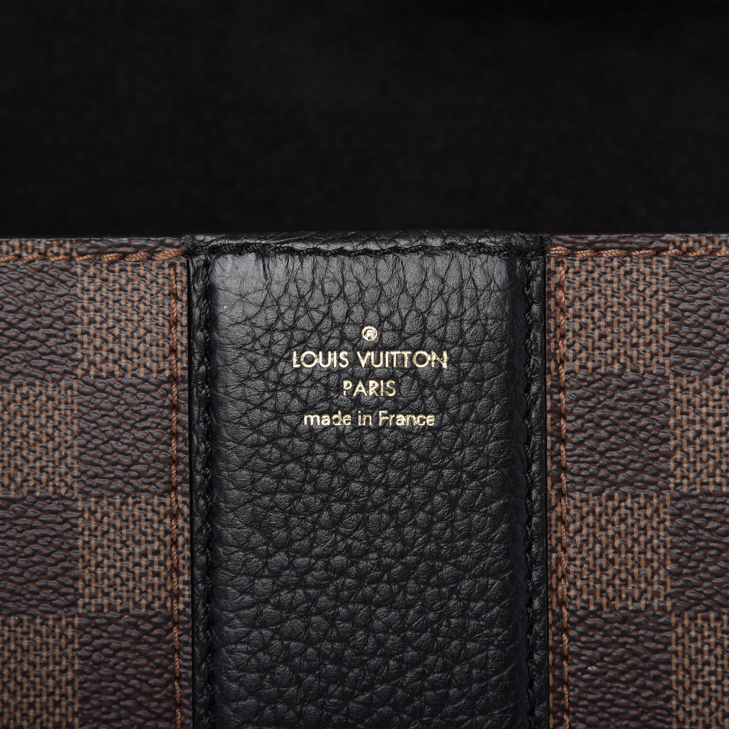 Louis Vuitton Damier Ebene Cuir Taurillon Wight Black 9 of 9