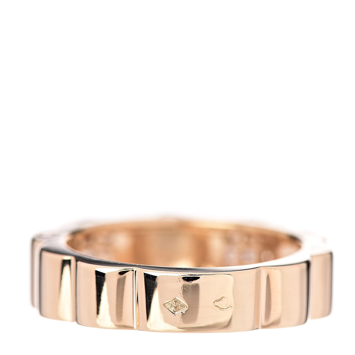 18K Yellow Gold Diamond 6mm Profil de Camelia Ring 52 6