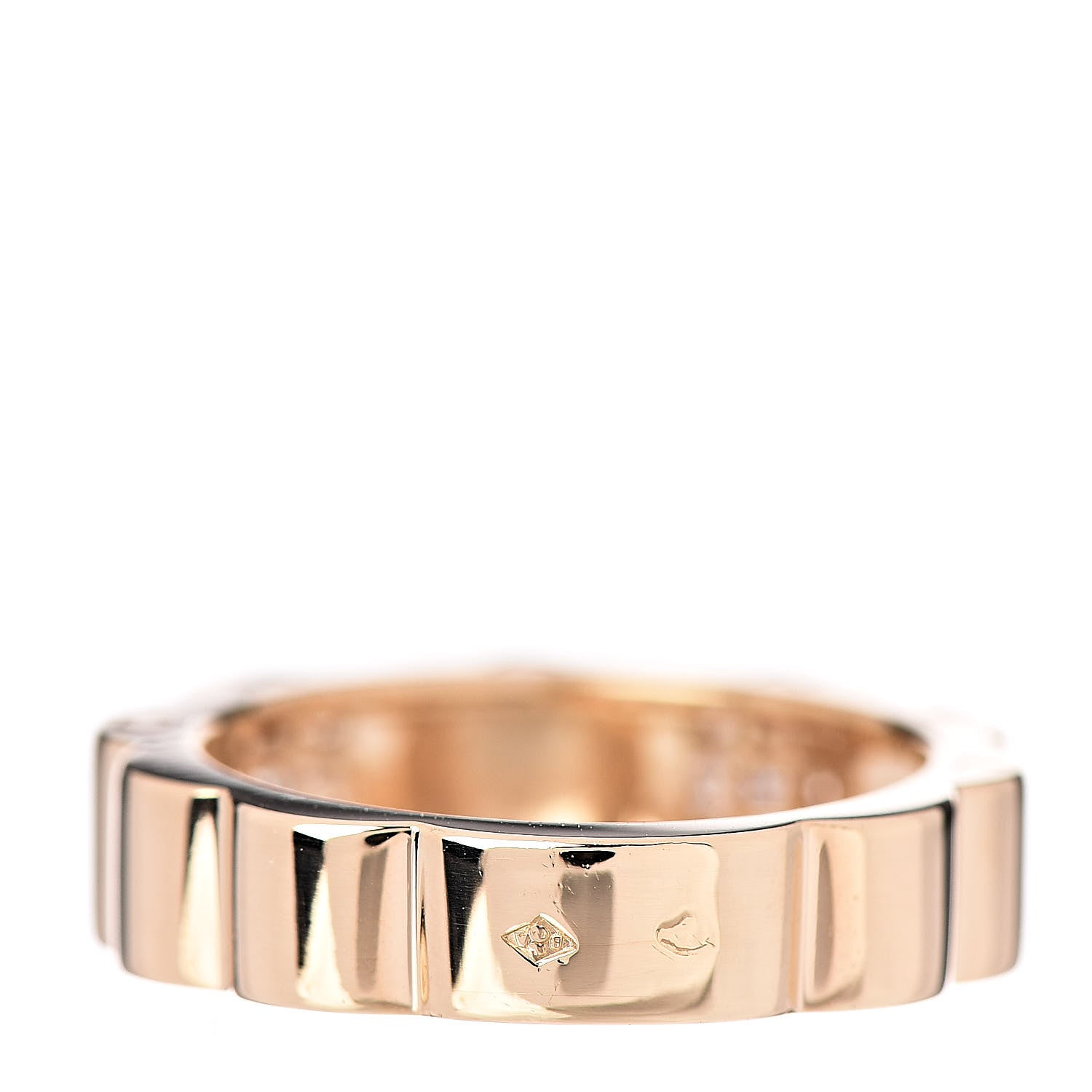 Chanel 18K Yellow Gold Diamond 6mm Profil de Camelia Ring 52 6 4 of 5