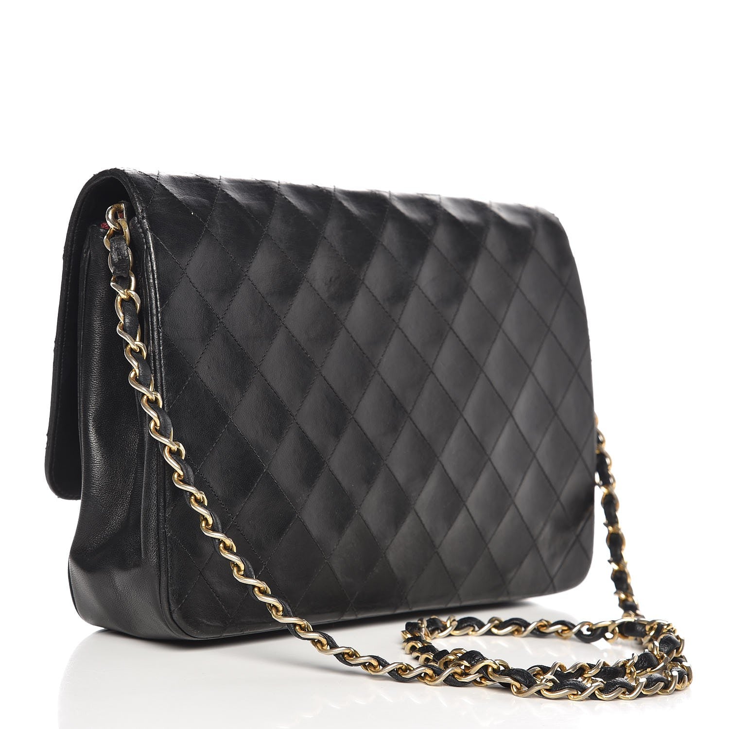 Chanel Lambskin Quilted Single Flap Black 3 of 8