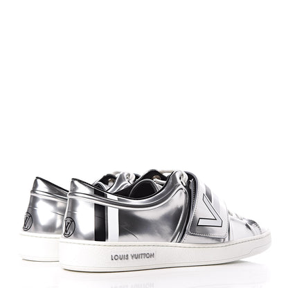 Louis Vuitton Patent Spaceship Sneakers 38.5 Silver 4 of 12