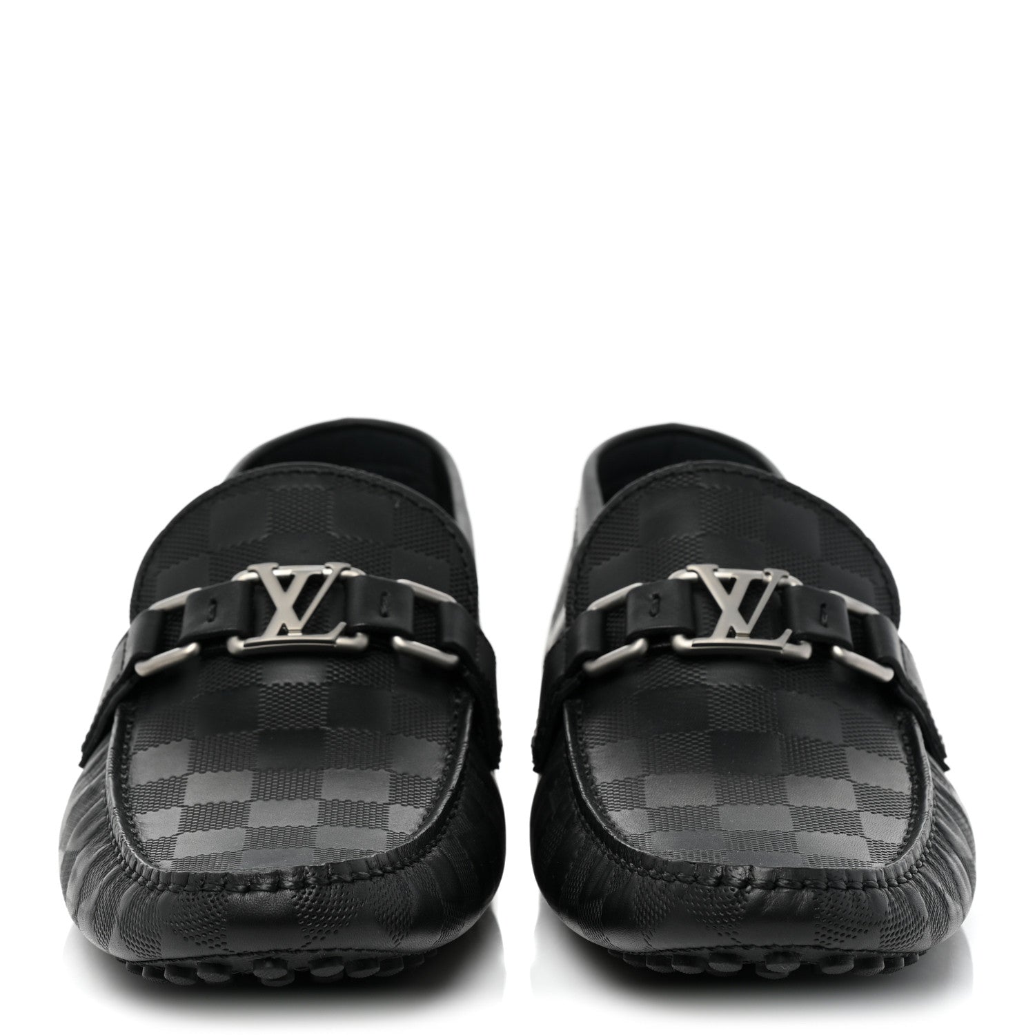 Louis Vuitton Damier Infini Hockenheim Moccasin Loafers 7 Onyx 2 of 9