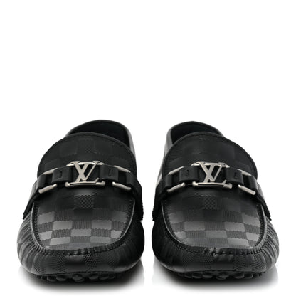 Louis Vuitton Damier Infini Hockenheim Moccasin Loafers 7 Onyx 2 of 9