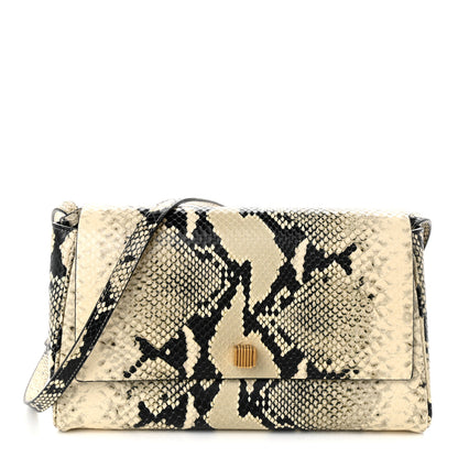 Khaite Calfskin Python Embossed Audrey Crossbody  Natural 1 of 8