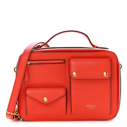 Mulberry Calfskin Cherwell Square Shoulder Bag Coral 1 of 9