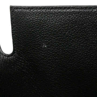 Burberry Grainy Calfskin Medium Title Bag Black 11 of 11