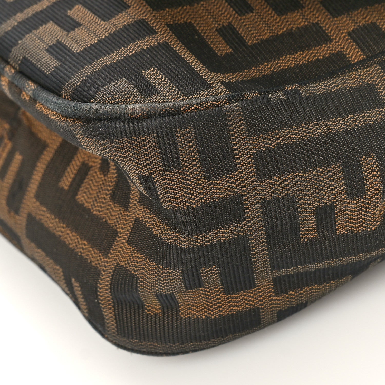 Fendi Zucca Vitello Artic Mini Messenger Bag Tobacco Castagna 9 of 13