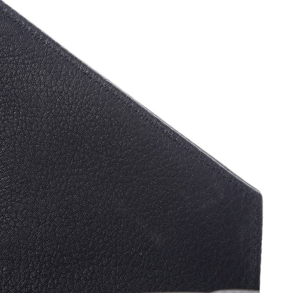 Saint Laurent Sheepskin Matelasse Chevron Monogram Medium College Bag Deep Marine 9 of 9