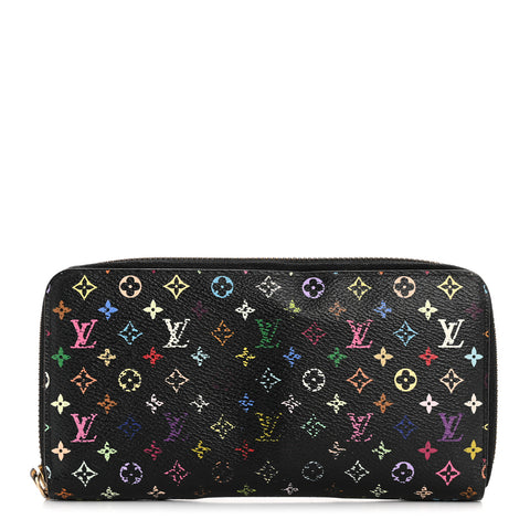 Monogram Multicolor Zippy Wallet Black Grenade