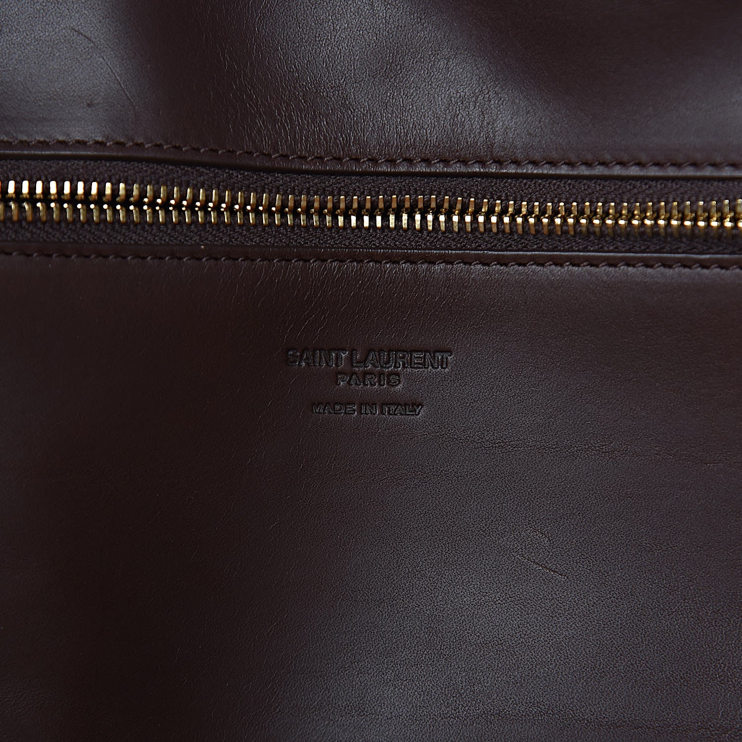 Saint Laurent Raffia Calfskin Medium Panier Tote 6 of 9
