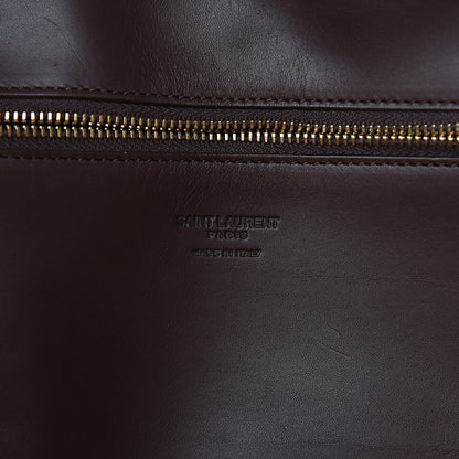 Saint Laurent Raffia Calfskin Medium Panier Tote 6 of 9