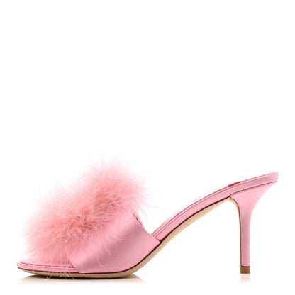 Louis Vuitton Fur Crystal LV Marilyn Mule 39 Rose 1 of 9