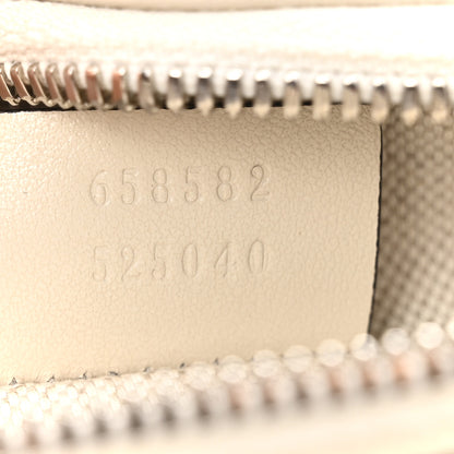 Gucci Calfskin GG Tennis Embossed Belt Bag Mystic White 7 of 11