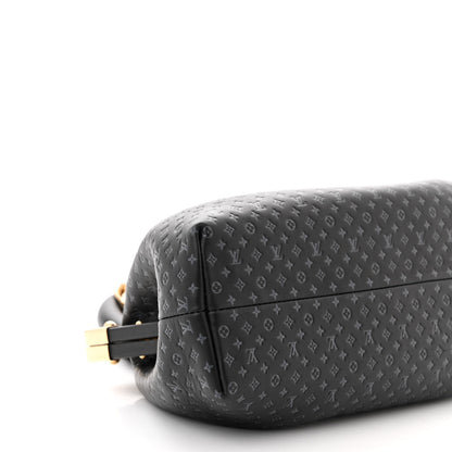 Louis Vuitton Calfskin Nanogram Embossed Clutch Black 8 of 9