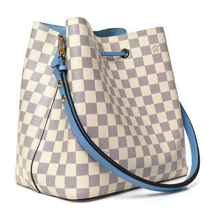 Louis Vuitton Damier Azur Neonoe MM Bleuet 2 of 4