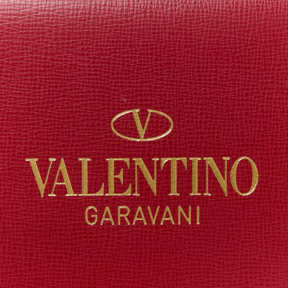 Valentino Garavani Grainy Calfskin Rockstud Alcove Box Top-Handle Bag Rouge Pur 7 of 11
