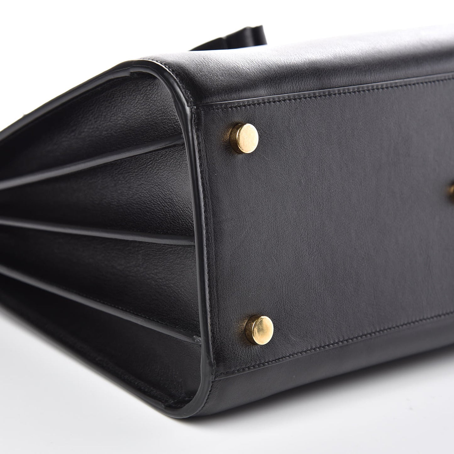 Calfskin Small Sac De Jour Black