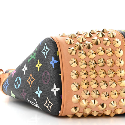 Louis Vuitton Monogram Multicolor Chrissie Black 9 of 10
