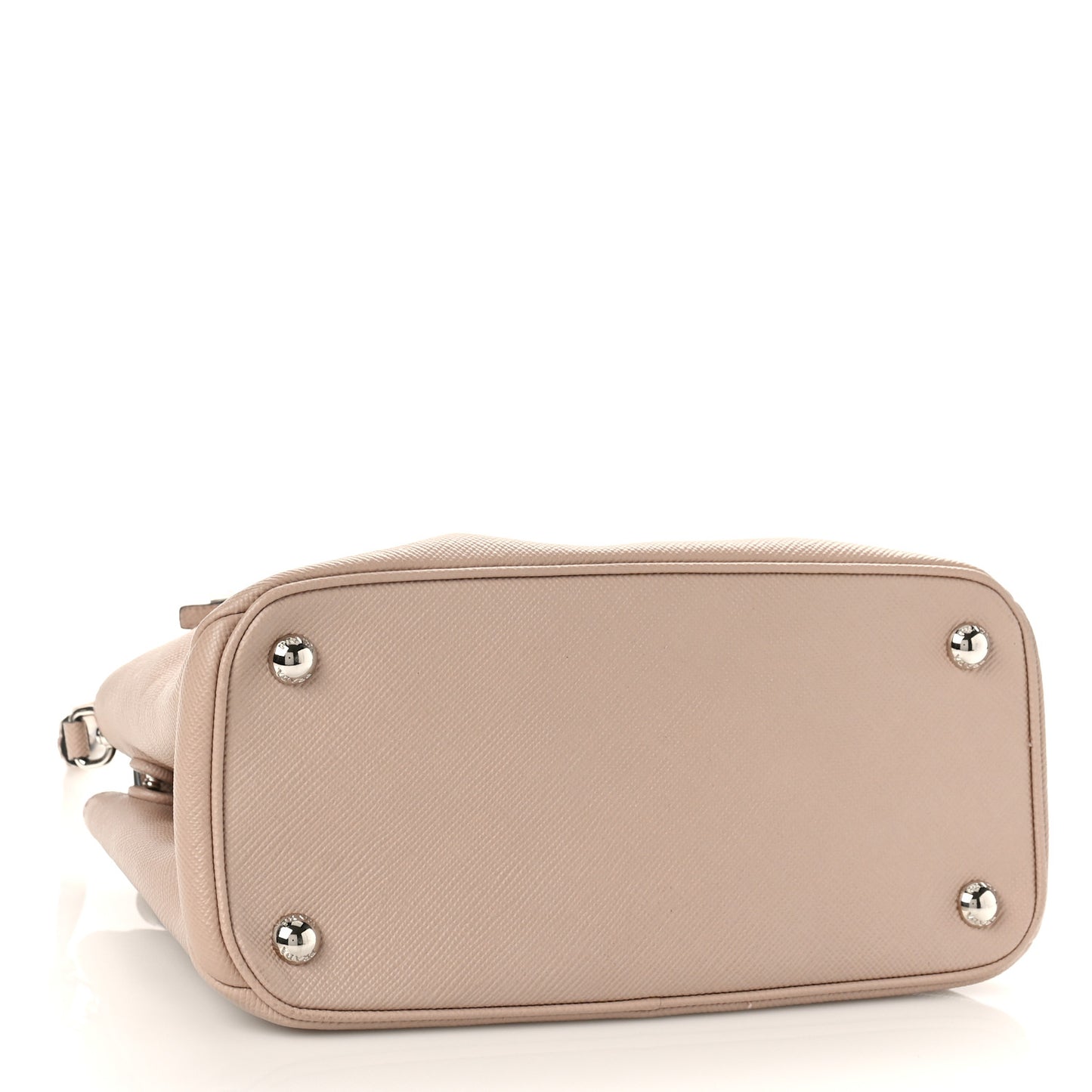 Saffiano Mini Twin Pocket Tote Cammeo