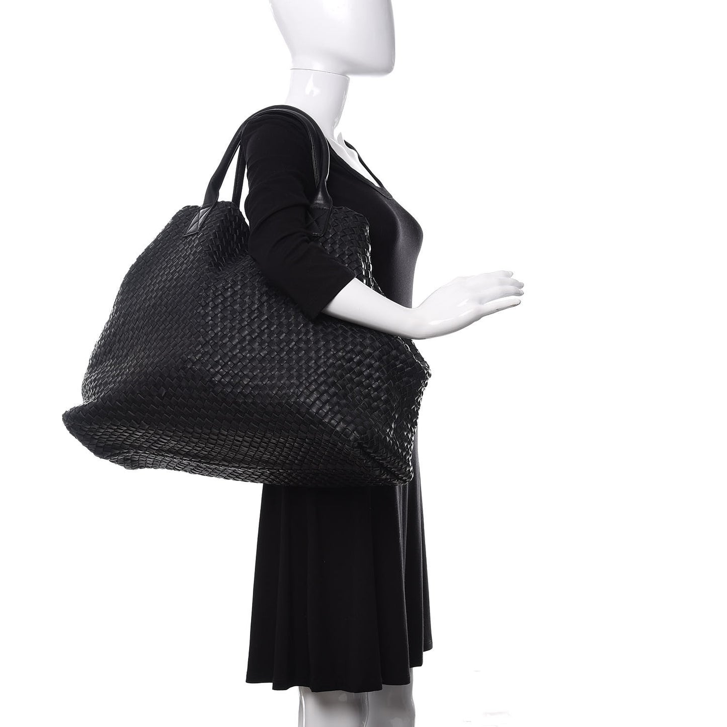 Nappa Intrecciato Cabat Black