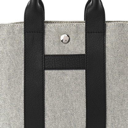 Hermes Buffle Skipper Toile Tote Black 7 of 9