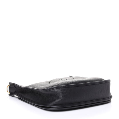 Hermes Taurillon Clemence Evelyne III PM Black 3 of 4