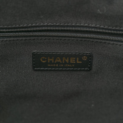 Chanel Calfskin Quilted Small Coco Base Shopping Bag Black 6 of 11