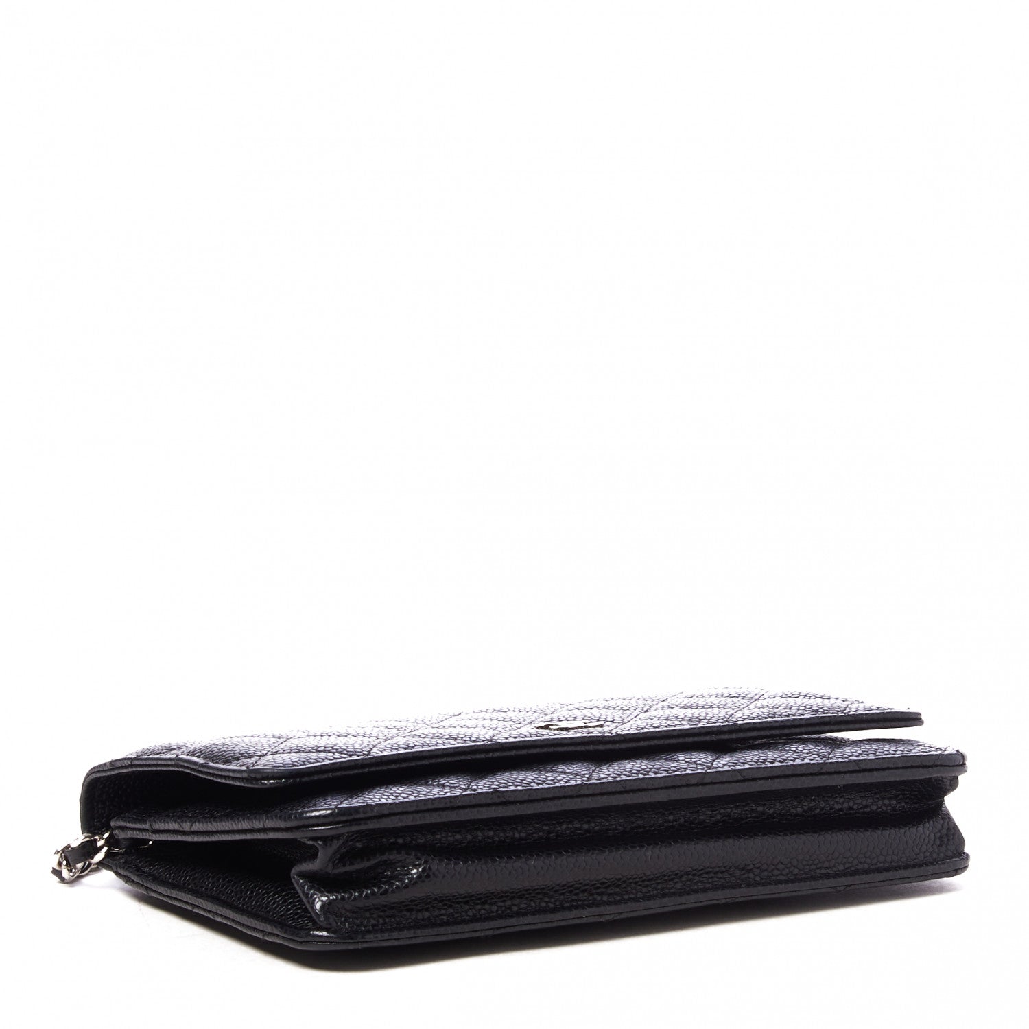 Chanel Caviar Quilted Wallet On Chain WOC Black 3 of 10